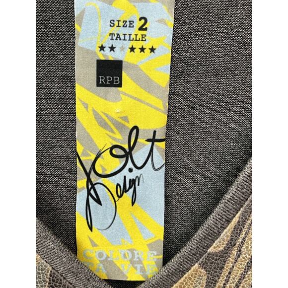 Volt‎ Design Dress Womens 2 Medium Multicolored Abstract Wearable Art - Picture 4 of 8